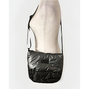 Nautica Catamaran Crossbody Bag In Pewter Black Puffer